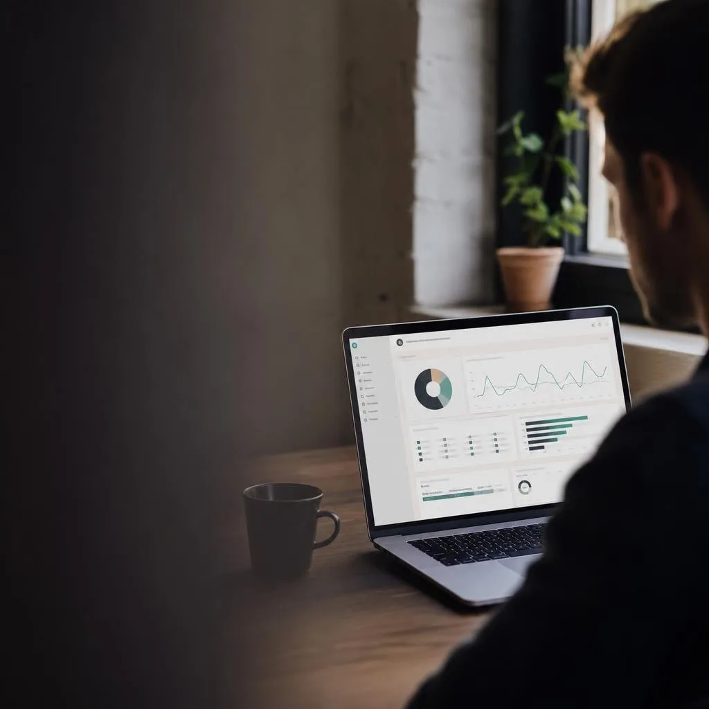 Formcraft response analytics dashboard on a laptop